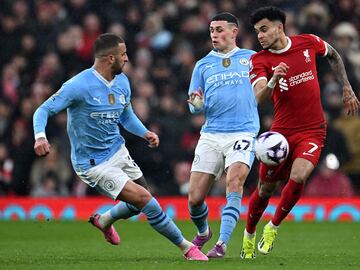 Liverpool y Manchester City disputaron un gran partido por la fecha 28 de la Premier League, en un duelo determinante por el título de la temporada 2023/2024.
