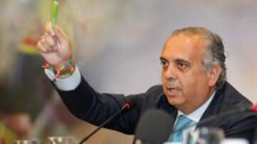 El presidente de la FEB, Pepe Sáez.