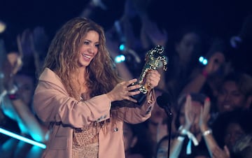 Shakira durante la gala del 2023 MTV Video Music Awards