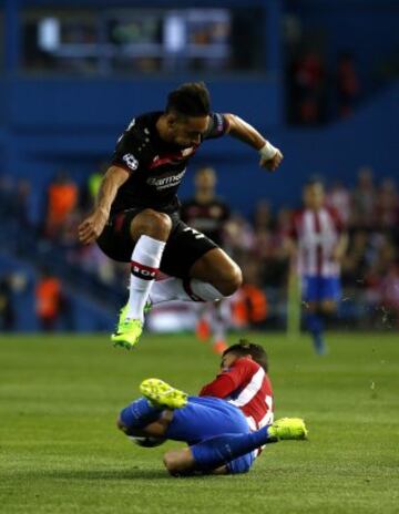 Atlético-Leverkusen en imágenes