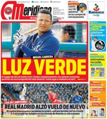 Portadas de la prensa deportiva