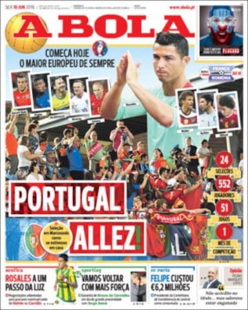 Portadas de la prensa mundial