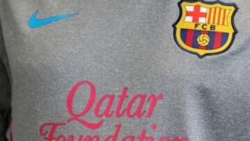 El Barça entrenará con el logo de Qatar Foundation