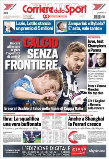 Portadas de la prensa deportiva