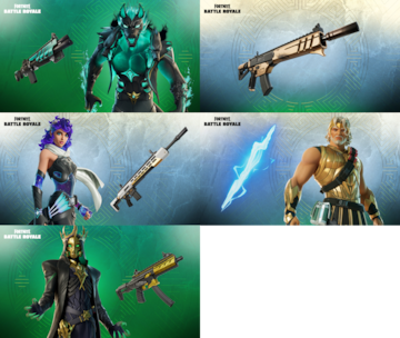 fortnite capitulo 5 temporada 2 mitos y mortales armas nuevas