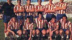 El Gran Granada de 1971-72. Ñito, De la Cruz, Aguirre Suárez, Falito, Jaén, Fernández, Lasa, Porta, Barrios, Fontenla y Vicente.