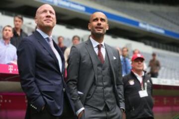 Guardioola con Matthias Sammer.