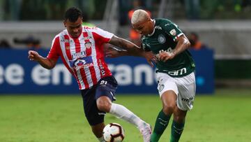 Junior perdió ante Palmeiras y quedó eliminado de la Copa Libertadores 2019.