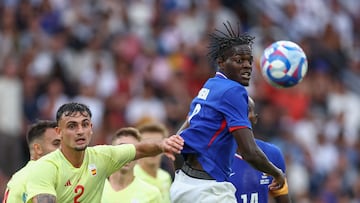 Marc Pubill, en la final de los Juegos contra Francia.