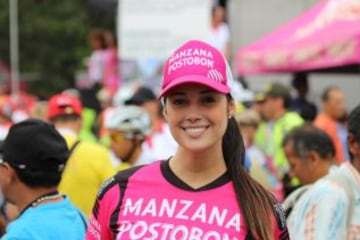 Las mujeres hicieron parte del color de la Vuelta a Colombia