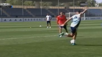 Dani Ceballos scores jaw-dropping rabona goal in Real Madrid training