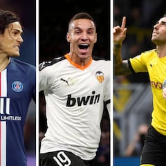 Un efecto dominó con Cavani, Rodrigo, Alcácer y Gameiro