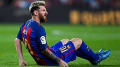 Messi se lesionó contra el Atlético de Madrid y no jugará con Argentina.