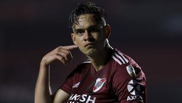 Borré: "Estoy en River dándolo todo para llegar a la Selección"