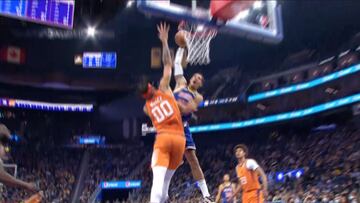 Aerolíneas Toscano-Anderson o el mate más bestia de esta noche en la NBA: "¡Vuela conmigo!"