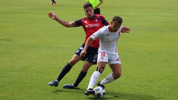 Imagen del partido entre el Júpiter Leonés y el Real Ávila
