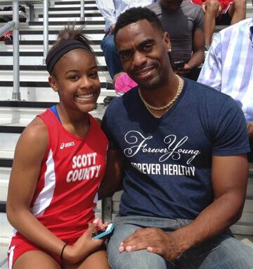 Tyson Gay, velocista olímpico, sufrió la muerte de su hija de 15 años, quien estaba en el lugar y momento equivocado mientras dos carros cruzaban disparos de arma de fuego.