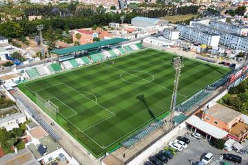 Bonita imagen del estadio El Palmar, del Sanluqueño.
