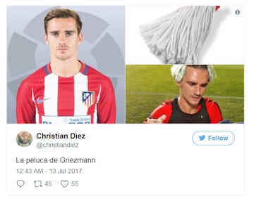 El nuevo look de Griezmann desata los memes en las redes