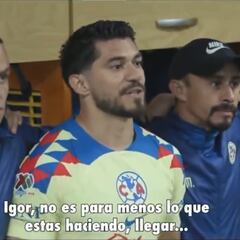 Vídeo: El emotivo mensaje de Henry Martín a Igor Lichnovsky antes de debutar ante Chivas