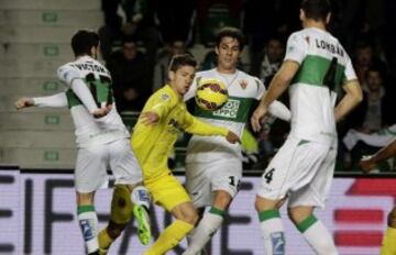 Luciano Dario Vietto entre Sergio Pelegrín y Javi Márquez 