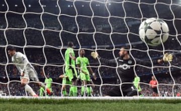 Álvaro Morata dio la vuelta al marcador ante el Sporting de Portugal en el Santiago Bernabeu. El partido de la primera fase de la Champions se le complicó al Madrid, que empató en el 89' con un gol de Cristiano.