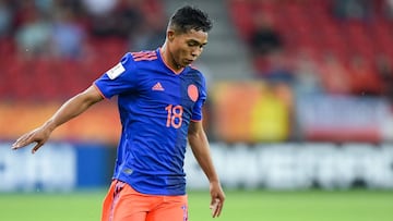 Andrés Amaya anotó uno de los cuatro goles de Colombia.