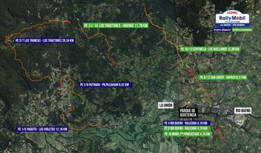 Rally Mobil Río Bueno 2019: mapa de primes y cronología