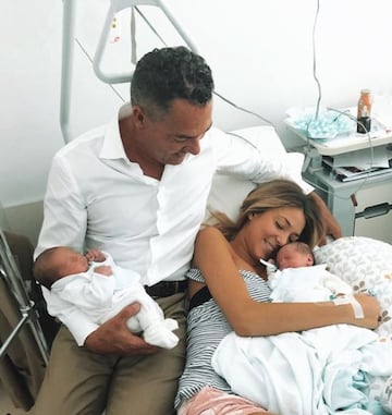 Morata y Alice Campello comparten la felicidad de sus gemelos