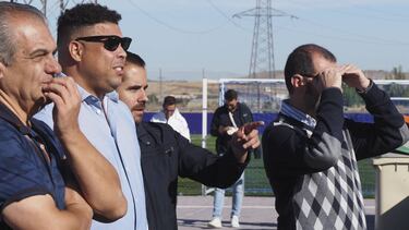 Photogenic/Miguel Ãngel SAntos. Valladolid. 4/10/2019.
Entrenanmiento del Real Valladolid antes del partido contra el Atlético de Madrid.
Sergio Gonzalez, entrenador del Real valladoid, dirigiéndose a sus jugadores
R