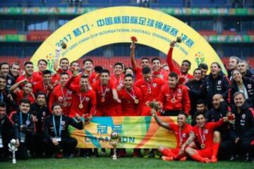 Así celebró la Roja el título de la China Cup