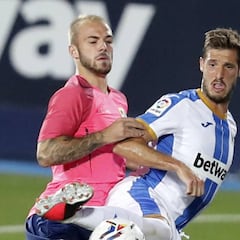 Rubén Pérez y el difícil trabajo de ser dique en este Leganés