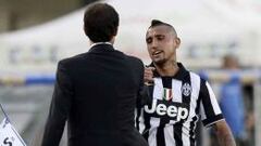 Allegri: "Esperaba más de Arturo Vidal esta temporada"