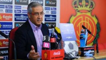 RUEDA DE PRENSA DE GREGORIO MANZANO ENTRENADOR DEL  MALLORCA 