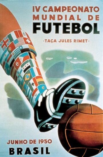 Tras no disputarse las ediciones de 1942 y 1946 la Copa del Mundo volvi¨® en 1950 y Brasil fue la sede elegida. Este Mundial es recordado por el "Maracanazo" el gol del uruguayo Ghiggia que silenci¨® el estadio carioca con un gol que le dio el t¨ªtulo a Uruguay en detrimento de Brasil. Espa?a consigui¨® la cuarta plaza, su mejor puesto hasta Sud¨¢frica 2010.