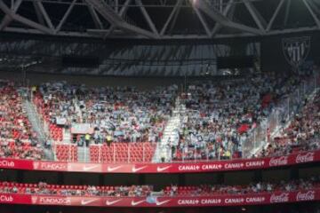 Gran ambiente en San Mamés. 