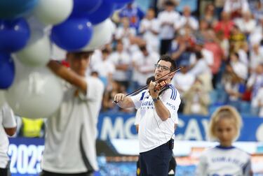 Un momento del homenaje final. 