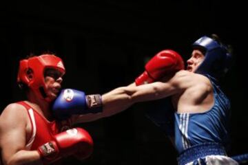 Cada día hay más adeptos al boxeo de cuello blanco, son combates entre ejecutivos que buscan desahogarse tras la jornada laboral. 