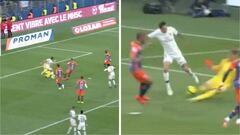 Y Di María se disfrazó de mago: Sienta al portero con una 'ruleta'