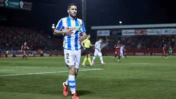 Joseba Zaldua durante un partido con la Real Sociedad.