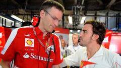 Fernando Alonso y Allison son piezas clave de Ferrari en 2015
