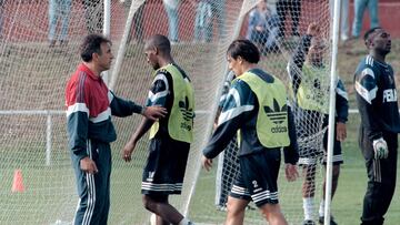 Corral junto a Favio Conceiçao y Armando.