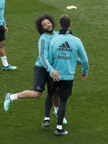 Cristiano Ronaldo y Marcelo. 