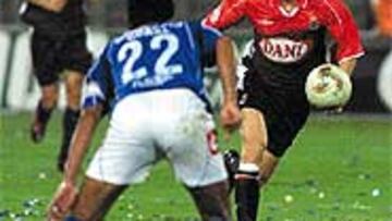 <b>EL ESTRENO DE JORDI FUE EL MÁS ACIAGO</B>. El centrocampista debutó y estuvo a punto de marcar, pero reclamó un penalti que no pareció tal. El Espanyol se llevó una derrota injustísima en el primer encuentro de la gira por Portugal.