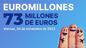 Euromillones: comprobar los resultados del sorteo de hoy, viernes 24 de noviembre