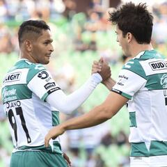 Santos tuvo 15 minutos el balón en la goleada sobre el Puebla