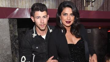 Nick Jonas y Priyanka Chopra en CLUB JBL; Las Vegas, Nevada. Octubre 10, 2019.