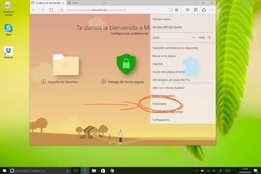 Cómo descargar e instalar extensiones en Edge