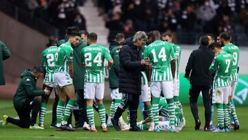 Pellegrini, en la prórroga ante el Eintracht.