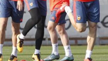 Siqueira, durante un entrenamiento.